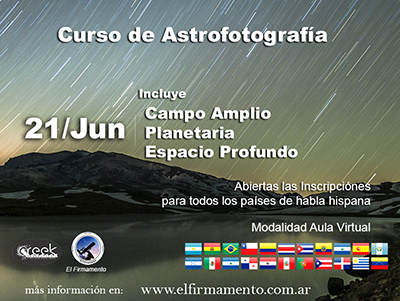 Curso de astrofotografía