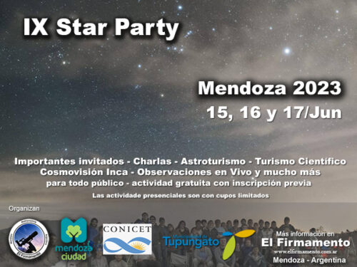 IX Star Party Mendoza 2023